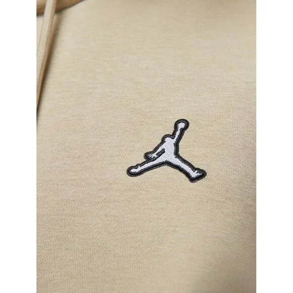 New Men's Air Jordan Essentials Fleece Pullover Hoodie Cream DQ7466-206 –Size XL - Picture 3 of 3